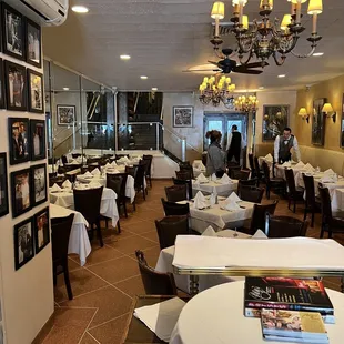 The dining room where the most delicious home made Italian food is served ! Great food and atmosphere