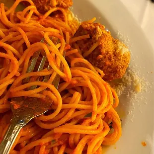 Spaghetti and Meatballs