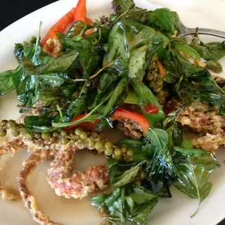 Basil Leave Over Rice