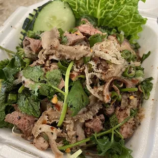 Beef larb medium spicy