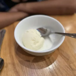 Coconut ice cream