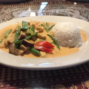 Red Curry with chicken