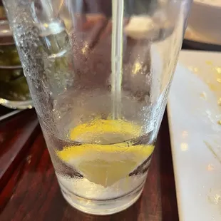 Appreciate the lemon water