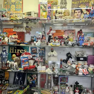 Lots of toys and figurines to spark some serious nostalgia!