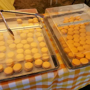 Apricot Coconut Macarons and Apricot Macarons