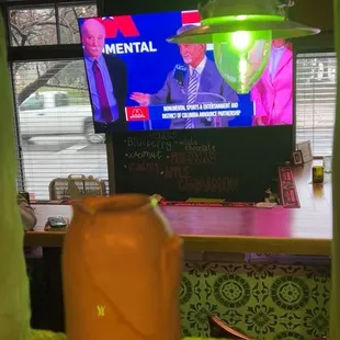 Bar and tv
