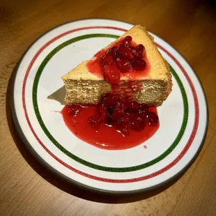 Thanksgiving pre fix - pumpkin cheesecake