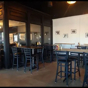 the interior of a restaurant