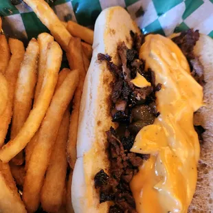 Steak and cheese was delish!