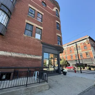 View from the street.