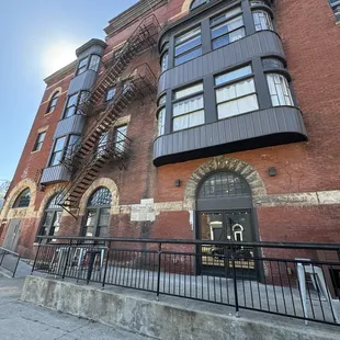 The building.