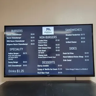 Menu first time Here SMELLS GREAT!!!