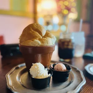 Fresh Flower pot bread