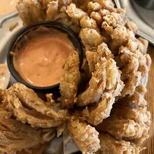 Blooming onion for appetizer