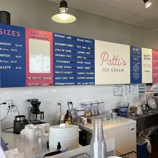 the menu