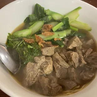 Duck Egg Noodle Soup