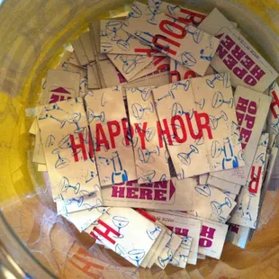 Happy Hour 3-6 Monday-Thursday!