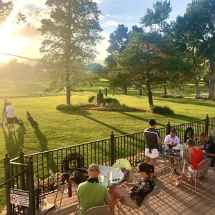 Lower patio