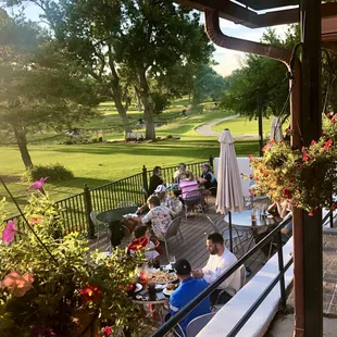 Lower patio