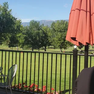 View from our table