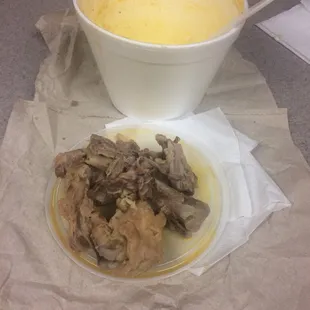 PATTY PLUS RESTAURANT CHICKEN SOUP ALL BONES AND NO NO CHICKEN MEAT. SHAME ON PATTY PLUS RESTAURANT DOWNTOWN Brooklyn 11217