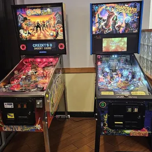 Who has pinball theese days, let alone 3 different machines!!
