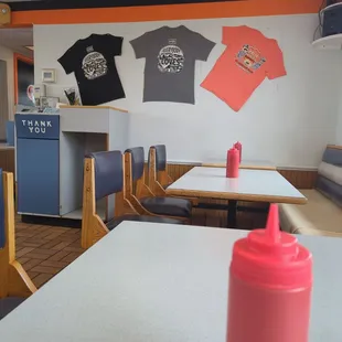 Merchandise and tables