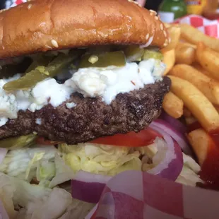 Blue Cheese Burger