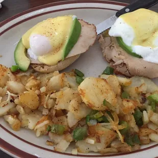 Turkey Avocado Benedict