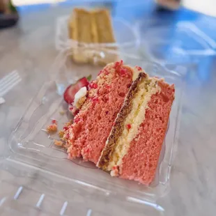 Strawberry Crunch Cake