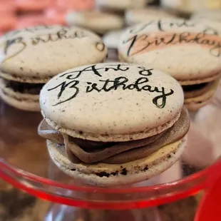 A birthday French Macarons