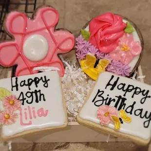 A very special bday cookies