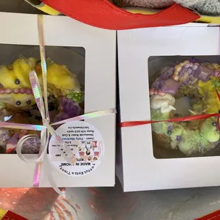 Mardi Gras King Cakes