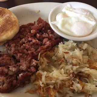 Corned Beef Hash with Eggs