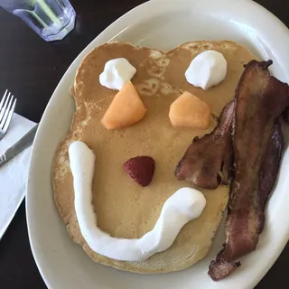 Kids Bear Face Pancake