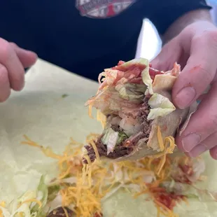 Beef taco