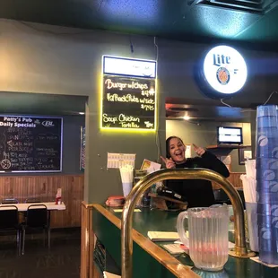 Patty's pub on Mondays has 7.95 for a 1/2 rack of ribs with 1 side and a corn on the cob!