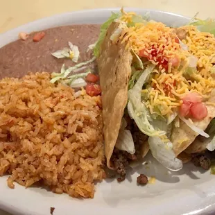 Beef Crispy Taco Plate