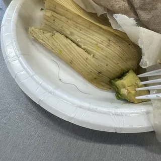 Chicken Green Spicy Tamale
