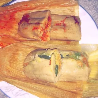 Cheese with Peppers Tamales
