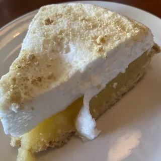 Slice of Lemon Meringue Pie