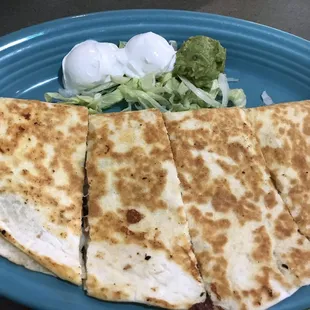Chicken Quesadillas, crispy and delicious