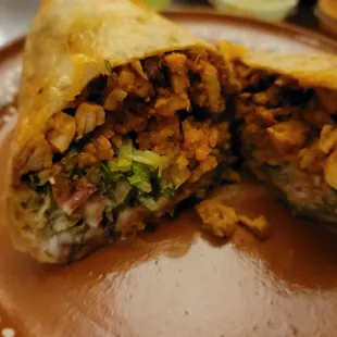 Chicken burrito