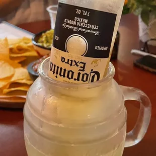 Coronita + spicy marg. Perfect combo!