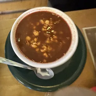 Menudo only on Saturday and Sunday.