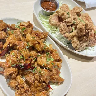 Chili Peppah Chicken &amp; Pork Chops