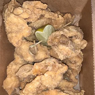 Crispy Chicken skins salt / vinegar