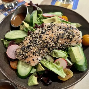 Furikake Salmon Salad