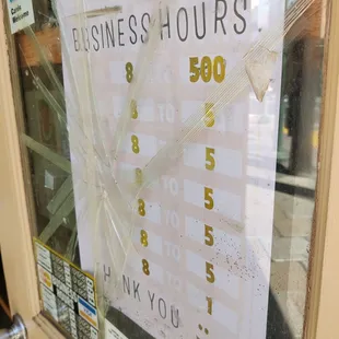 Hours of operation