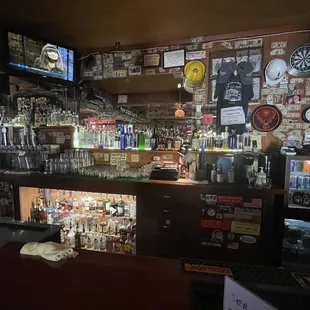 the bar